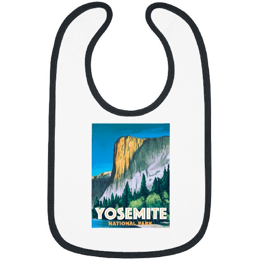 Yosemite National Park vintages californias Hiking Sport Gift Bibs