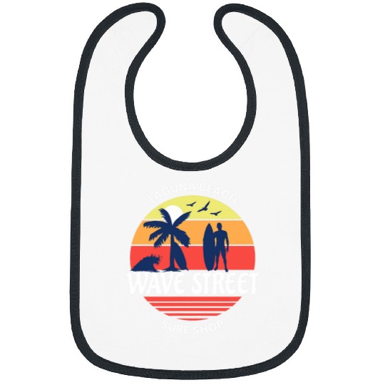 Wave Street Surf Shop Sunrise Logo Bibs