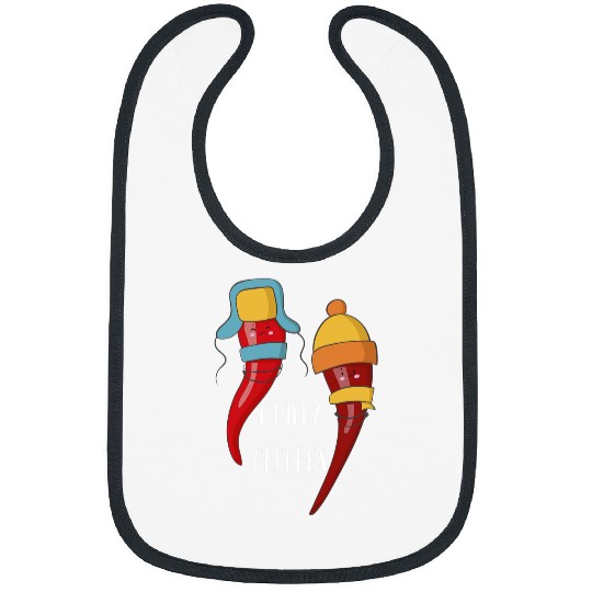 Lacrosse Gift Chilly Peppers Funny Cold Chilli Pepper in Scarves Bibs