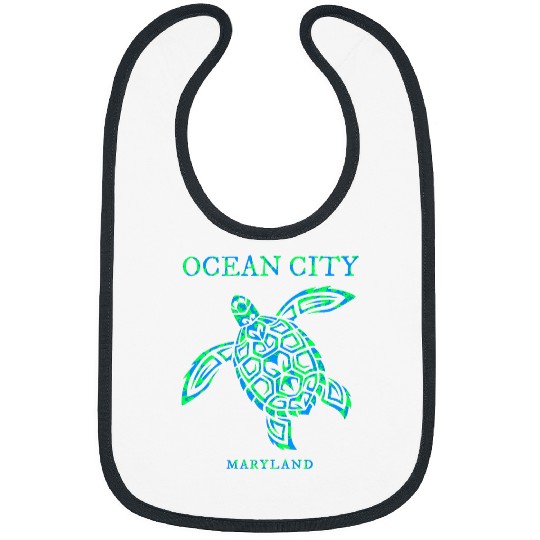 Turtle Pet Ocean City Maryland Sea Turtle Souvenir Bibs