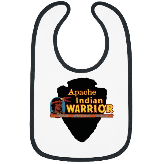 Apache Native American Indian Warrior Proud Honor Bibs