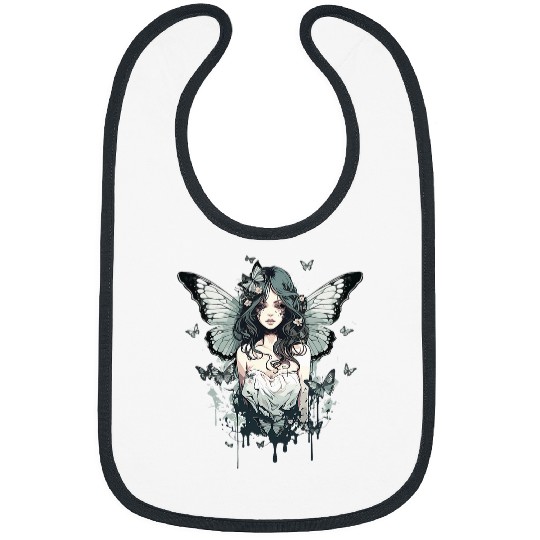 Fairy Grunge Fairycore Aesthetic Cottagecore Goth Butterfly 22 Bibs