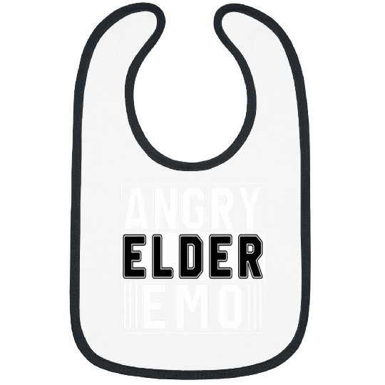 Angry Elder Emo Funny Emo Music Fan Scene Alternative 90s 21 Bibs
