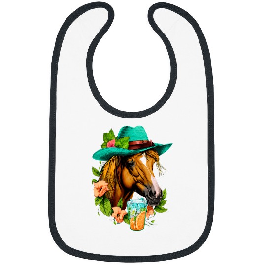 Womens Horse Cocktail Party Horses Equestrian Riding Horse Lover Bibs