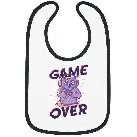 Owl Pet Game over Gamer Bibs