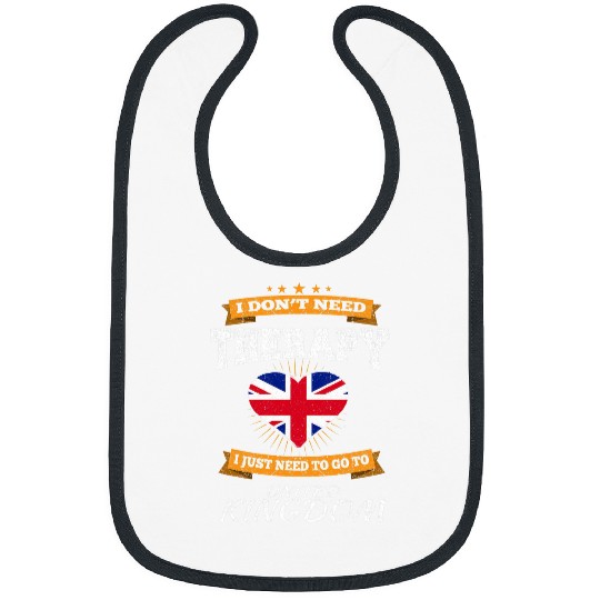 English Flag I United Kingdom Vacation Gift I Union Jack Bibs