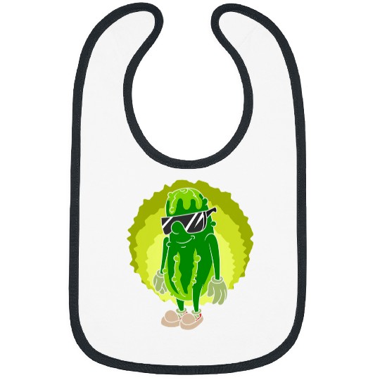 Lacrosse Gift Funny Vegetable Pickle Lover Veggie Sunglasses Pickle Bibs