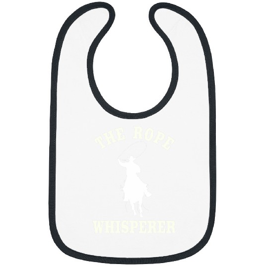 Horse Lover The Rope Whisperer Design Team Roping Rodeo Horse Western Bibs
