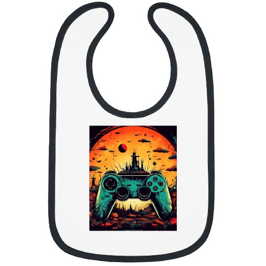 Unlock the Unknown Game Controller AI Generated Gamer 1 Bibs