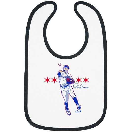 Dansby Swanson Superstar Pose Chicago Baseball Bibs