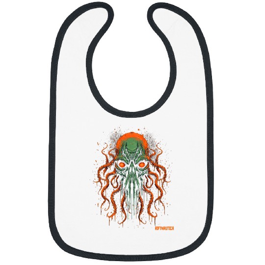 Otherworldly Cthulhu Cosmic Gateway Abstract Squid Bibs