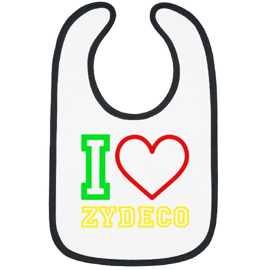 Afrocentric Colors I Love Zydeco Creole Music and Festivals Bibs