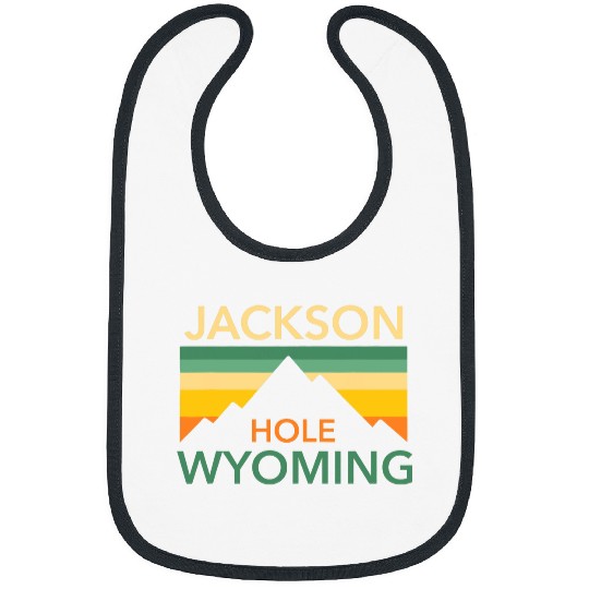 Retro Jackson Hole Wyoming vintages Hiking Mountains Pride Bibs