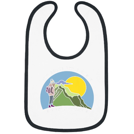 Womens hiking mountain walking journey outdoors love freedom Bibs