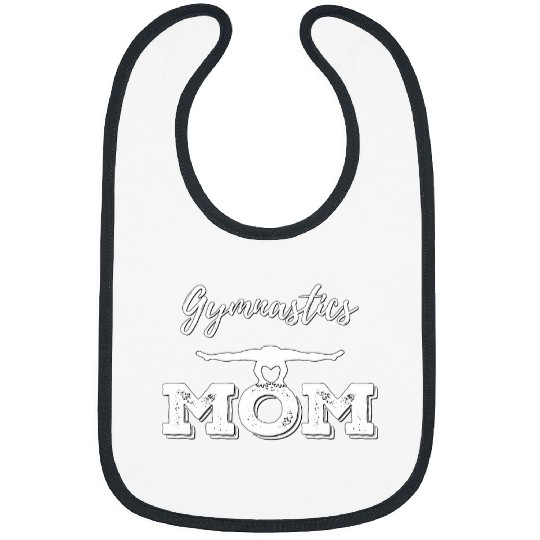 Gymnastics Mom Funny Gymnast Mother Sports Parent Gift Bibs