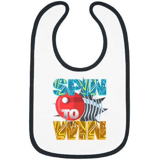 Spin To Win I Ping Pong 9 Bibs