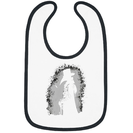 Distinguished medicals Plague Doctor Silhouette Medieval Art Bibs