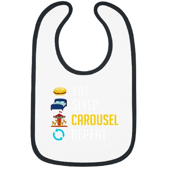 Horse Lover Carousel Horse Tornado carnivals Ride Amusement Park 234 Bibs