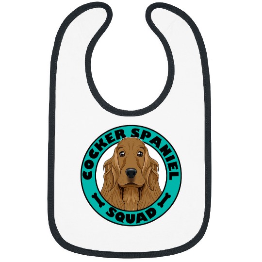 Cocker Spaniel Squad I Dog Lover I Cocker Spaniel 1 Bibs