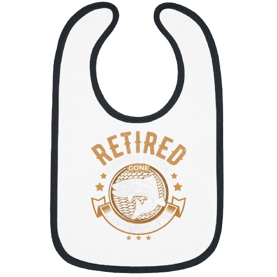 Retired Campus Police Fishing Lover Retirement Funny Bibs