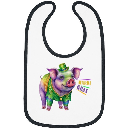vintages Mardi Gras Louisiana Funny Festival Party Outfits 1 Bibs