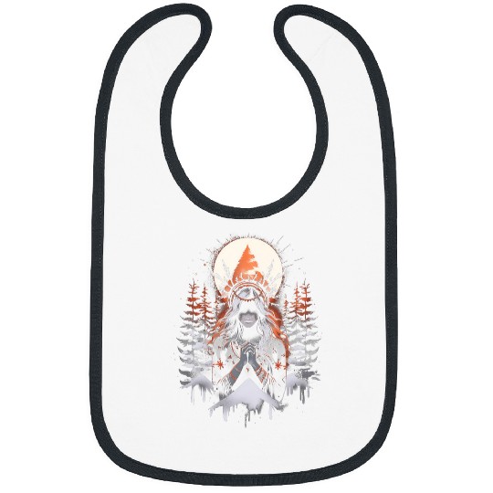 Winter Solstice Christmas Prayer Van Gogh Style 22 Bibs