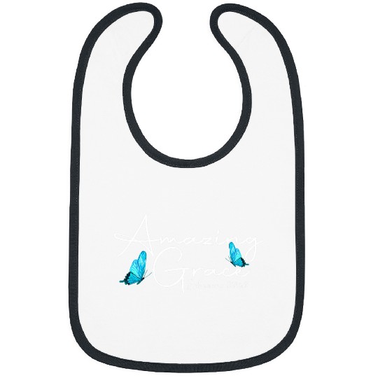 Eph  289 Amazing Grace Butterfly Graphic Bibs