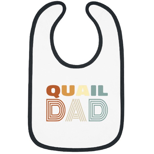 quail hunting and quail breeding poultry farmer quail dad Bibs