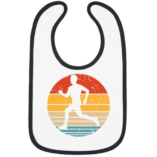 Retro Running vintages Style Sport Runner Run Athlete Coach Bibs