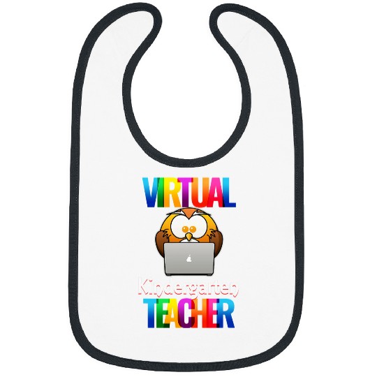 Owl Pet Virtual Kindergarten Teacher Funny Owl Bibs