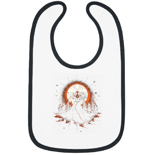Winter Solstice Christmas Prayer Van Gogh Style Fashion 4 Bibs