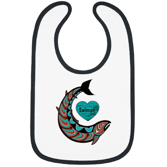Pacific Northwest Salmon Fishing Design Bibs