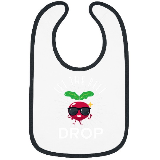 Lacrosse Gift Funny Vegetable Lovers Music  s Let The Beet Drop Bibs