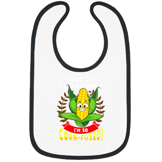 Lacrosse Gift Corn Cob Design For Maize Food Lover 2Im So CornFused Bibs