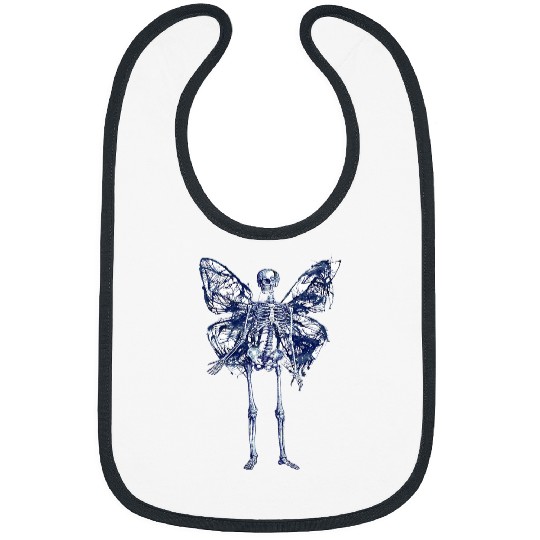 Fairy Grunge Fairycore Cottagecore Skeletons Butterfly Gothic Bibs