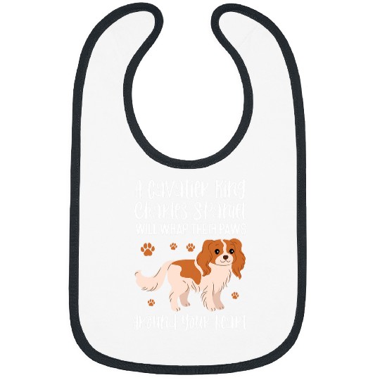 Cavalier King Charles Spaniel Will Wrap Their Paws Bibs