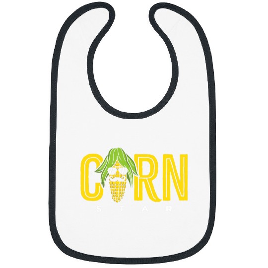 Lacrosse Gift Corn Star bearded farmers or corn lovers 8 Bibs