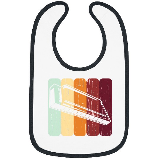 Harmonica Retro Harmonicas Musician Blues Country Music Bibs