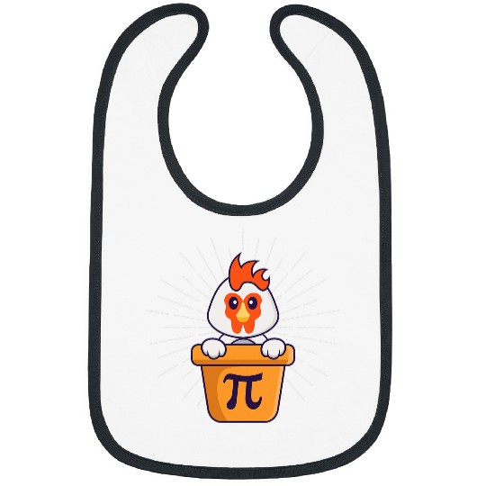 Chicken Pot Pie Funny Math Pi Day Funny Cute Food Lovers 21 Bibs