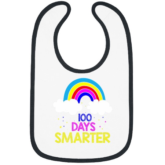 100 Days Smarter Kindergarten School Teacher or Student 1 Bibs