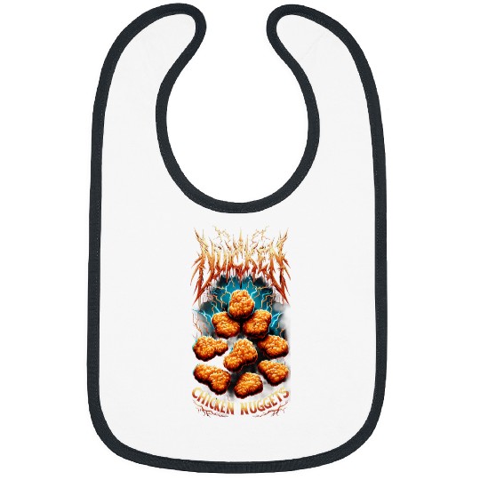 Chicken Nuggets Heavy World Tour Hardcore Music 21 Bibs