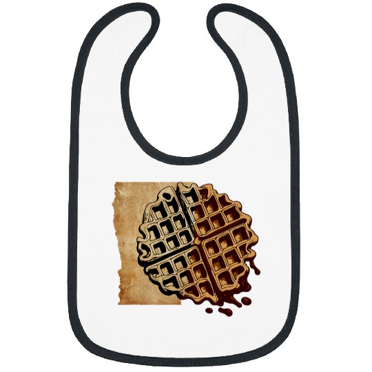 Artsy Waffle Design Food Hobby Chef Gourmet Bibs