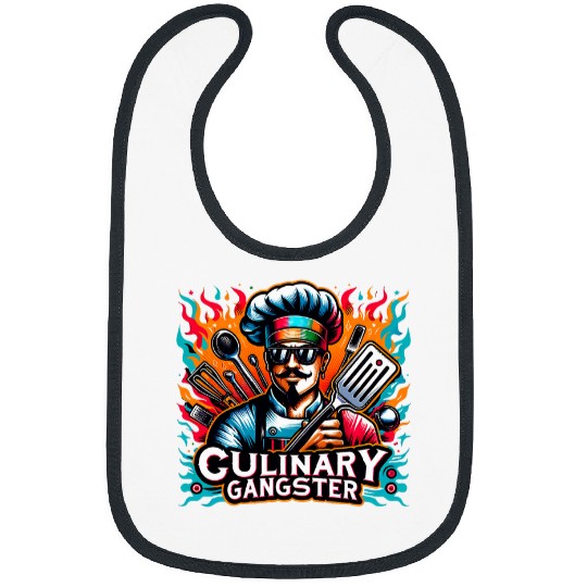 Culinary Gangster Cooking Lover Funny Chef Cooking Bibs