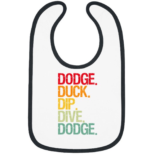 Dodgeball Retro vintages Coachs Player Gaga Ball Ideas Bibs