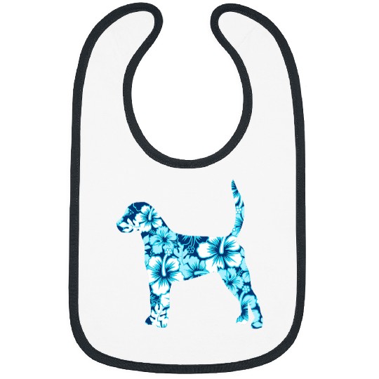 English Foxhound Aloha Hawaiian Dog Bibs
