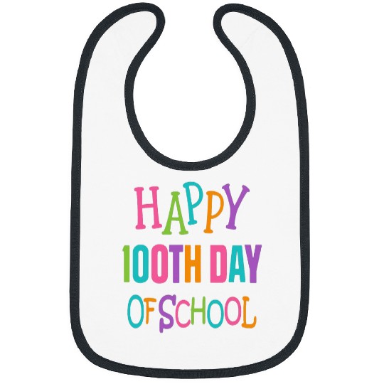100th Day of School Kindergarten Teacher Student Bibs