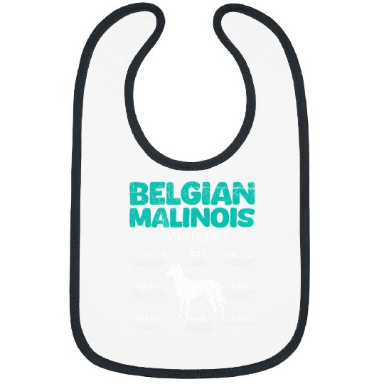 BELGIAN MALINOIS COMPONENTS Belgian Shepherd Dog 2 Bibs