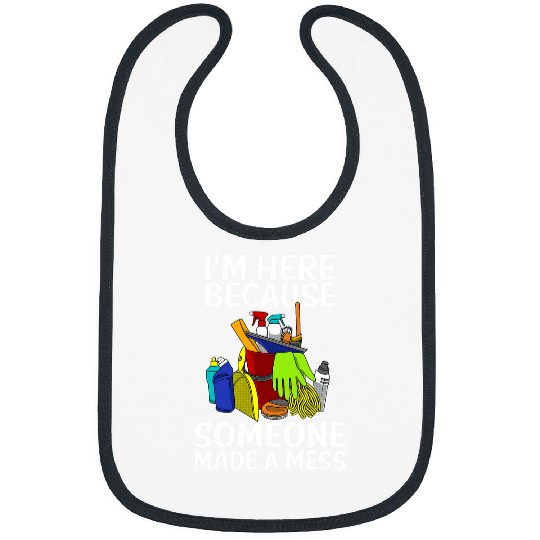 Funny Janitor Design For Men Women Housekeeping Cleaners 21 Bibs