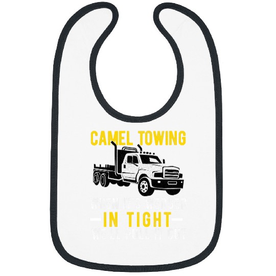 Camel Towing Tow Truck Wrecker Operator Driver For Men Dad 25 Bibs