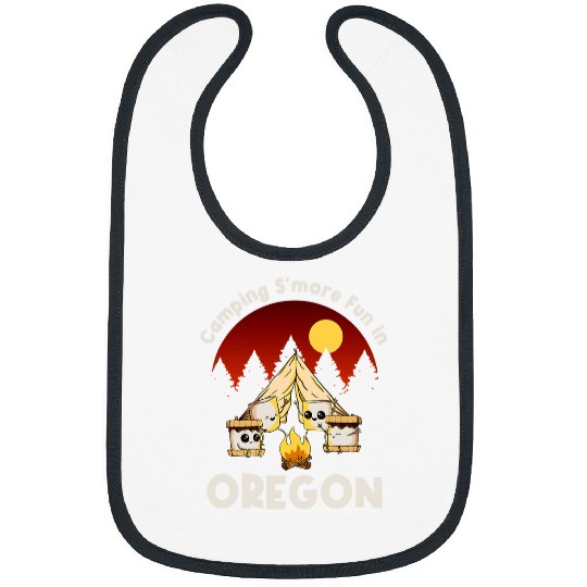 Lacrosse Gift Camping Smore Fun in Oregon OR Camper Salem Camp Foodie Bibs